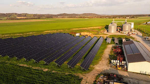 FORMER SOLAR PANNEL INSTALLATION